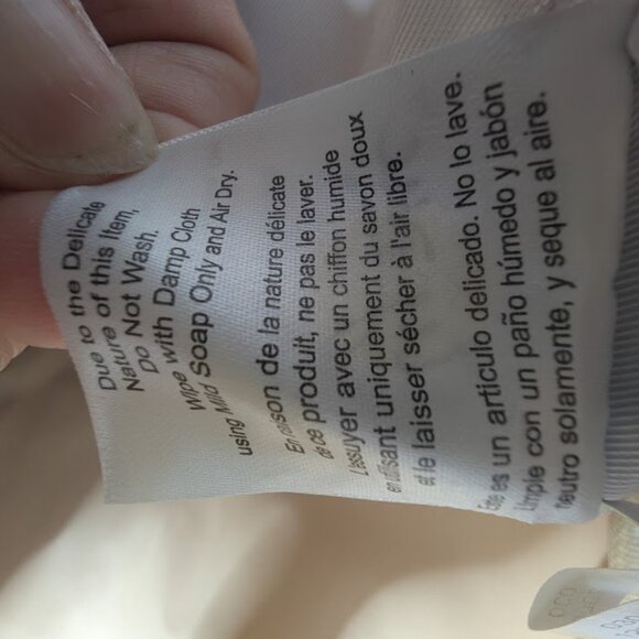 Thirty One Medium Utility Tote in Snowy Slopes Pattern Gray Tan Christmas Trees - Picture 9 of 11